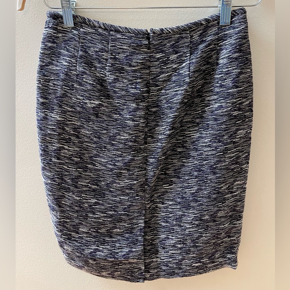 Calvin Klein 2P Tweed Skirt white/purple/grey/black - Picture 3 of 6